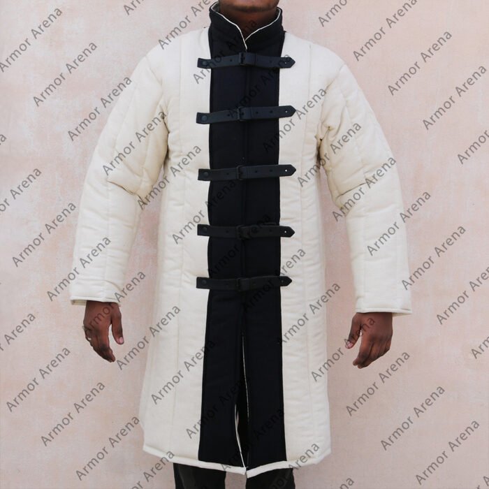 Long Sleeves Gambeson with Straight Bottom in Two Colour