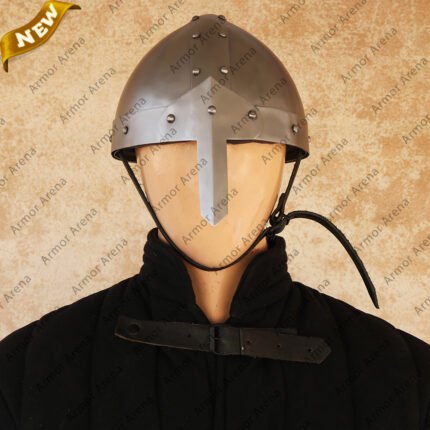 Nasal Helmet with Riveted Bands